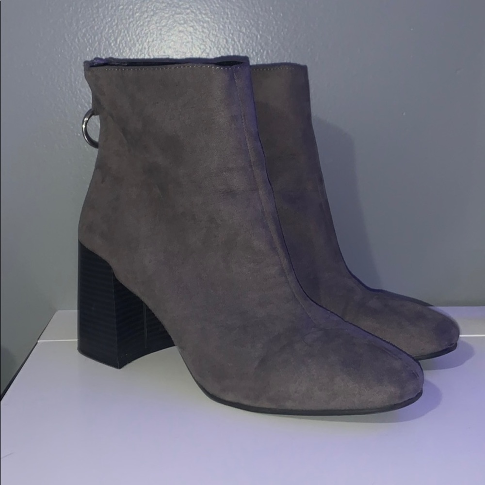Grey Booties